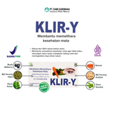 Suplemen Herbal KLIR Y Strip (30 Kapsul) | Vitamin Mata Memelihara Kesehatan Mata