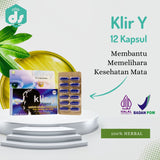KLIR Y Herbal Supplement 12 Capsules Maintains Eye Health
