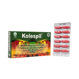 KOLESPIL Herbal Medicine 12 Capsules Reduces Cholesterol & Neck Stiffness