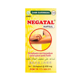 NEGATAL Herbal Medicine 18 Capsules Treats Itchy Skin, Boils, and Acne