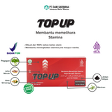 TOP UP Strip Herbal Supplement (30 Capsules) Maintains Stamina, Prevents Fatigue & Drowsiness (Always Awake)