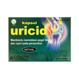URICID Herbal Medicine 20 Blisters @ 4 Capsules Relieves Gout Symptoms, Aches, and Joint Pain