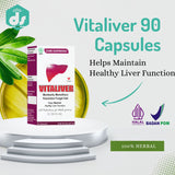Vitaliver 90 Capsules | Helps Maintain Healthy Liver Function