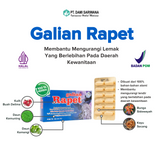 GALIAN TAPET Herbal Medicine 12 Capsules Reduces Mucus in the Feminine Area