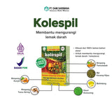 Herbal Medicine KOLESPIL 100 Pills Reduces Cholesterol, Blood Fat and Uric Acid, Stiff Neck Tendons