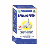 Obat Herbal BAWANG PUTIH 60 Kapsul Mengurangi Kadar Lemak Darah