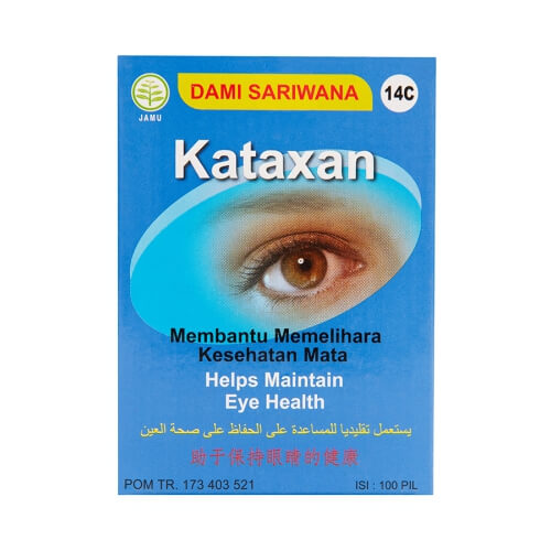 Obat Herbal KATAXAN 100 Pil Mengatasi Mata Katarak Mata Minus dan Menjaga Kesehatan Mata