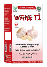 Obat Herbal Wang Ti 18 Kapsul | Kapsul Bawang Putih Menurunkan Kolestrol Lemak Darah Hipertensi Menjaga Kesehatan Jantung